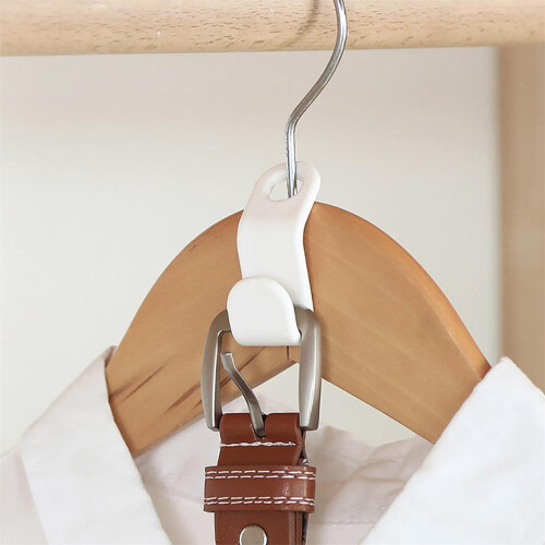 10-pack Clothes Hangers - Connecting Hook - Organizer White_Surprise Gift 2