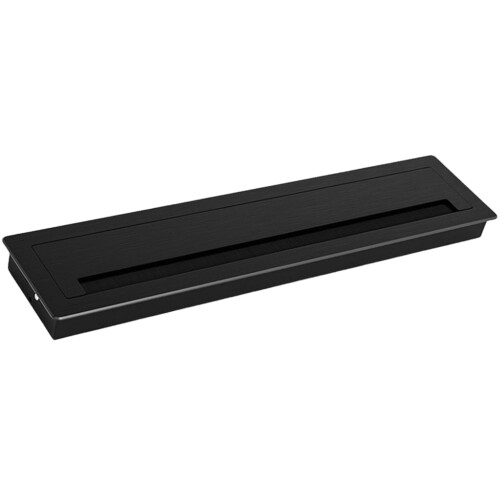 Passe-câbles rectangulaires pour bureau (lot de 4)