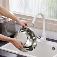 Obrotowy kosz spustowy ze stali nierdzewnej 24 cm