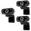3Pièces Webcam Ordinateur 1080P Caméra Noire Exquise Pour Cours 6