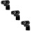 3Pièces Webcam Ordinateur 1080P Caméra Noire Exquise Pour Cours 9