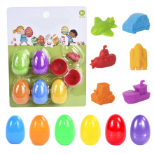 Coffret de 6 œufs de Pâques surprise animaux