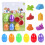 Coffret de 6 œufs de Pâques surprise animaux 1