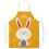 Osterhasen-Schürze für Erwachsene – Polyester-Lätzchen, 65 x 75 cm 1