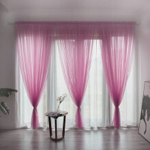 Pinch Pleat Sheer Curtain 200cm x 100cm White