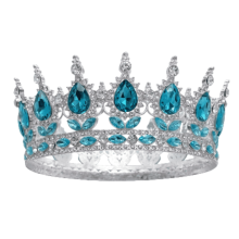 Diadema da principessa per donna – Elegante tiara da sposa/compleanno