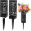 2-Pack Square Cemetery Flower Holder with Drainage & Long 1