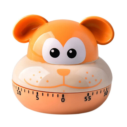 Animal-Shaped Mechanical Kitchen Timer 60-Min