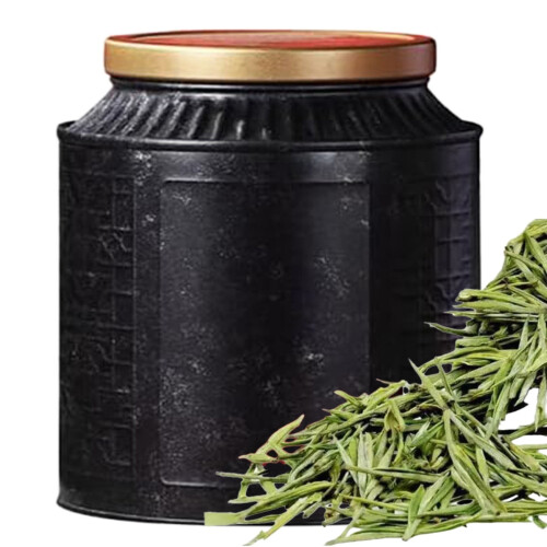 Round Tin Tea Can – Airtight 500g Storage Jar