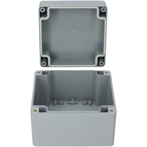 R-TECH 301728 ABS Enclosure IP65 Dark Grey 120x120x90mm 2