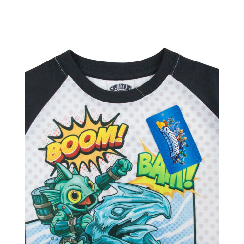 Skylanders Skylanders Raglan Short Sleeved T-Shirt (Boys Yellow) 1