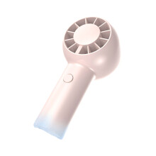Kleiner Desktop-Handventilator, schnelles Aufladen über-Rosa