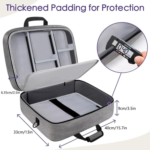 Nylon Fabric Audios Mixer Case With Foam Padding For Podcast 2