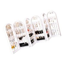Versatile Earring Organizers Stand Great For Boutiques-White
