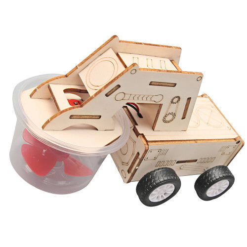 Hands On Assembly Wooden Cleaning Sweeper Car For Exploring