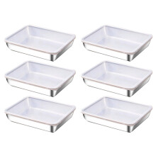 Ensemble de 6 récipients alimentaires-Grand format 2200 ml avec