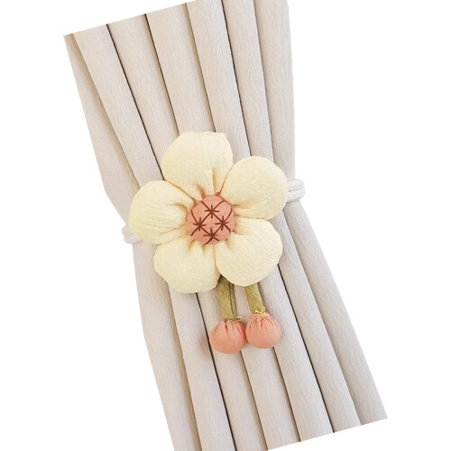 Curtain Tiebacks Decorative Curtain Holdbacks Retro Flower-1