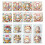 100Pcs Cartoon Easter Gift Bags Zippered Clear Plastic Candy-N2 2