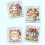 100Pcs Cartoon Easter Gift Bags Zippered Clear Plastic Candy-N2 6