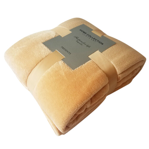 Pedty blanket warm thick beige 100x70 cm 2