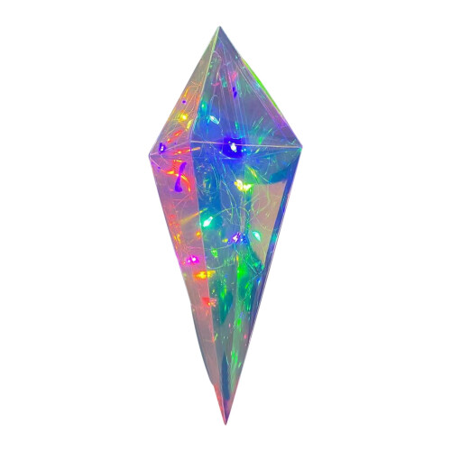 Multicolor Ice Pendant Christmas Lights, Indoor, Short 1