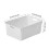 12-inch White Plastic Storage Basket, 1-Pack 3