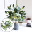 Bouquet de chrysanthèmes artificiels, table de fleurs en soie 2