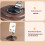 Rotating Phone Stand With Walnuts Base Adjustable Height 5