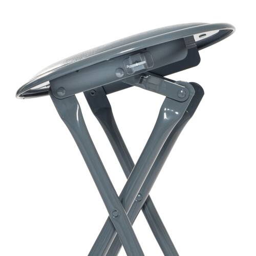 Padded Folding Stool - Grey 2