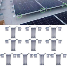 10 stuks zonnepaneel afvoerclip waterdichte frameklem-30 mm