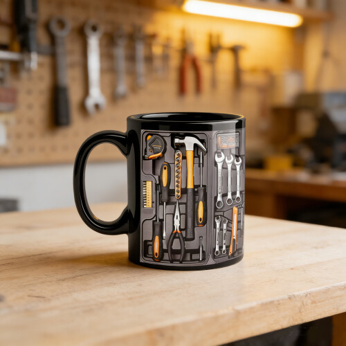 Perfect Gift Toolbox Themed Coffee Cup For Fathers Day-01 2