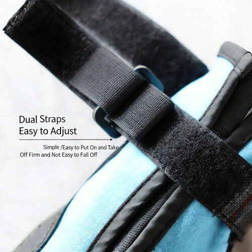 No Knuckling Boot Brace Dog Dragging Paws-M black pinks 2