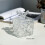 Clear Square Glass Storage Jar with Lid 3