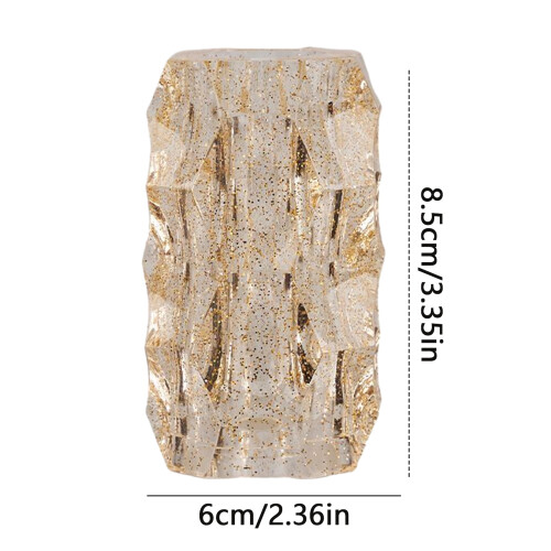 Crystal Lamp Shade Cover PMMA 6x8.5cm 1