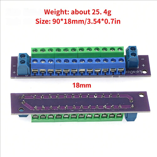 Efficiency Double Layer Power Distribution Board 12Positions 2