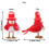 Christmas Bird Figurines – Fabric Table & Mantel Decor 2