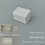 Dependable Plastic Junction Box for Extended-Black 110x70x40 6