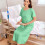 Patient Gown With Adaptive Design Overlap Open Back Tear-L Gray 4