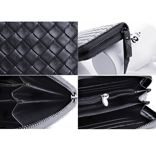Black Wallet braided Black_Surprise Gift 1