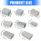 Professional Grades Junction Box for Reliable-Black 70x50x40 2
