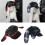 Cabbie Hat British Painter Hat Long Ear Metal Charm for-RBK 3