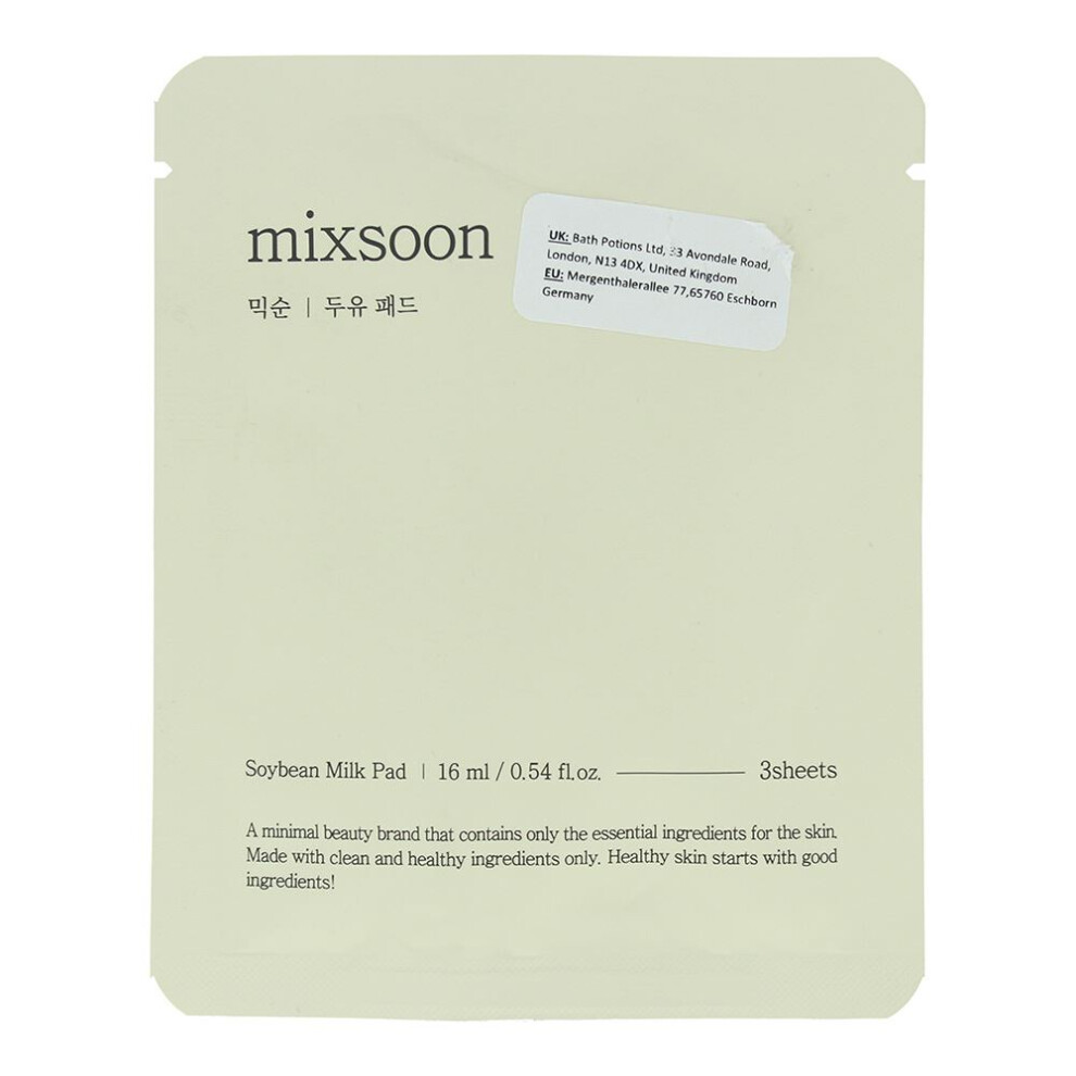 Mixsoon Soy Bean Milk Pads 3Pcs For Women