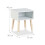 Comodino per bambini con ripiano, gambe in legno 4