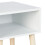 Comodino per bambini con ripiano, gambe in legno 5