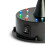 Palla da discoteca da 20 cm con motore e luci LED 7
