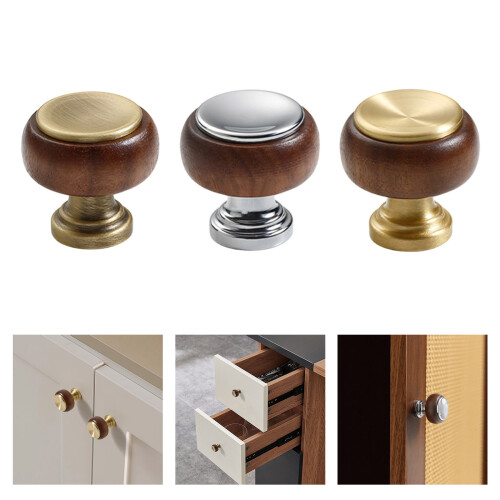Elegant Cabinet Door Pull Handles Made of Solid Brass-copper 2