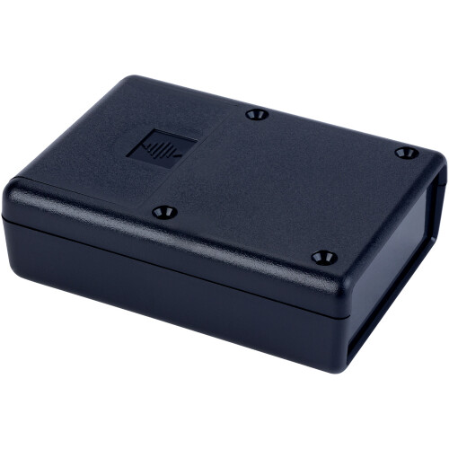 R-TECH 300392 ABS Handheld Enclosure 92x66.5x28 Black W/Battery Comp 2