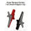 Alligator Clips Large Size Connectors Terminals 4mm-gray red 4