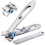 Black Friday Nail Clippers compatible Thick Nails, Avoid Complicated Trimmings - Nail Scissors_silver/Silver_Surprise Gift 2