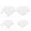 Black Friday 4-pack Heel Inserts - Repair Patches - Soft Effective, Shoe Inserts_black/Black_Surprise Gift 4